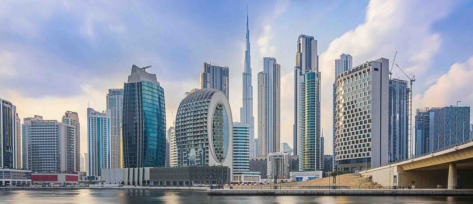 Business Bay residences near the canal