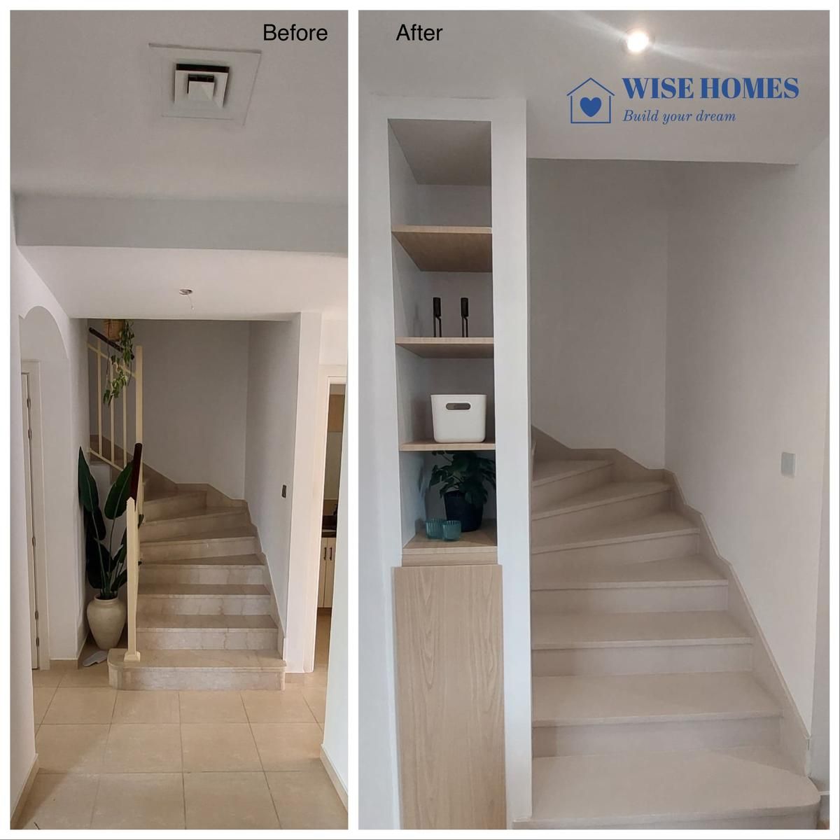 Staircase renovation in The Springs